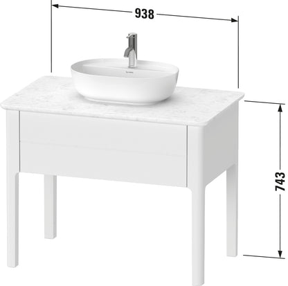 Duravit Luv Console vanity unit floorstanding