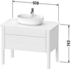 Duravit Luv Console vanity unit floorstanding