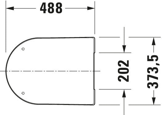 Duravit ME by Starck Toilet seat