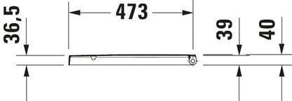 Duravit ME by Starck Toilet seat