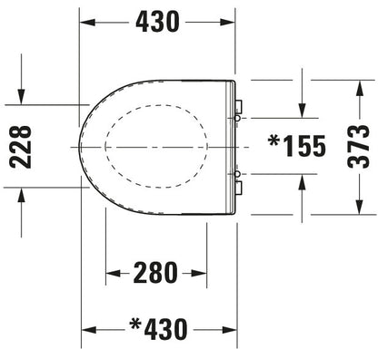 Duravit Duravit No.1 Toilet seat