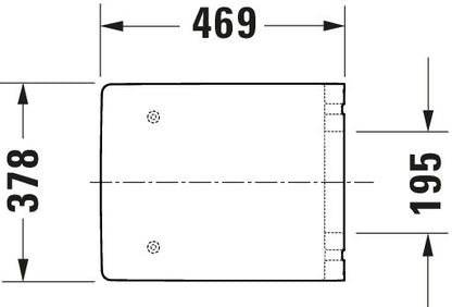Duravit Vero Air Toilet seat