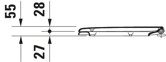 Duravit D-Code Toilet seat 006209