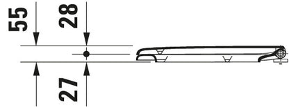 Duravit D-Code Toilet seat 006209