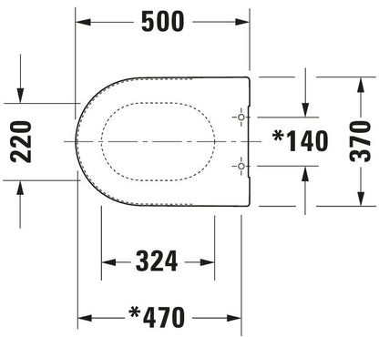 Duravit Universal Toilet seat