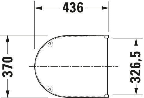 Duravit Starck 3 Toilet seat
