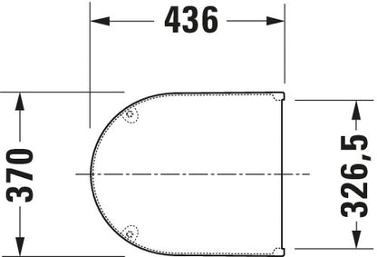 Duravit Starck 3 Toilet seat