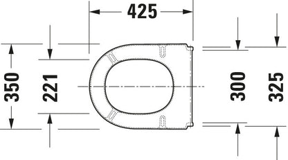Duravit Starck 3 Toilet seat