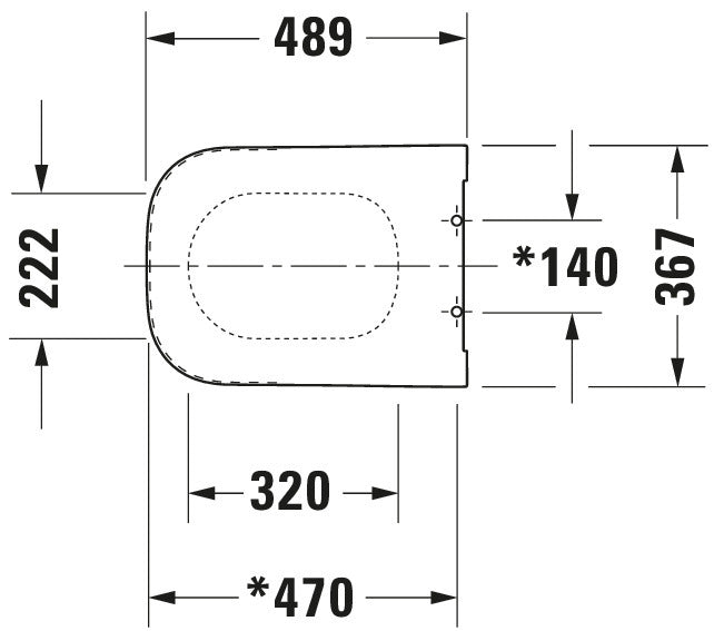 Duravit Happy D.2 Toilet seat