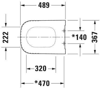 Duravit Happy D.2 Toilet seat