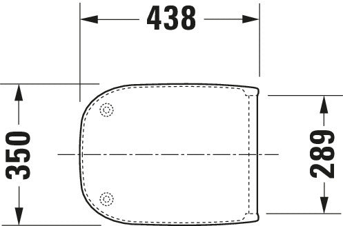 Duravit D-Code Toilet seat 006739