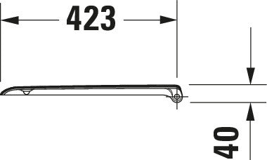 Duravit D-Code Toilet seat 006739