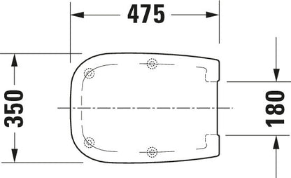 Duravit D-Code Toilet seat