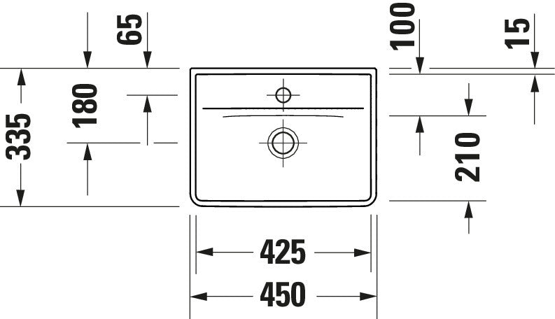 Duravit D-Neo Hand basin