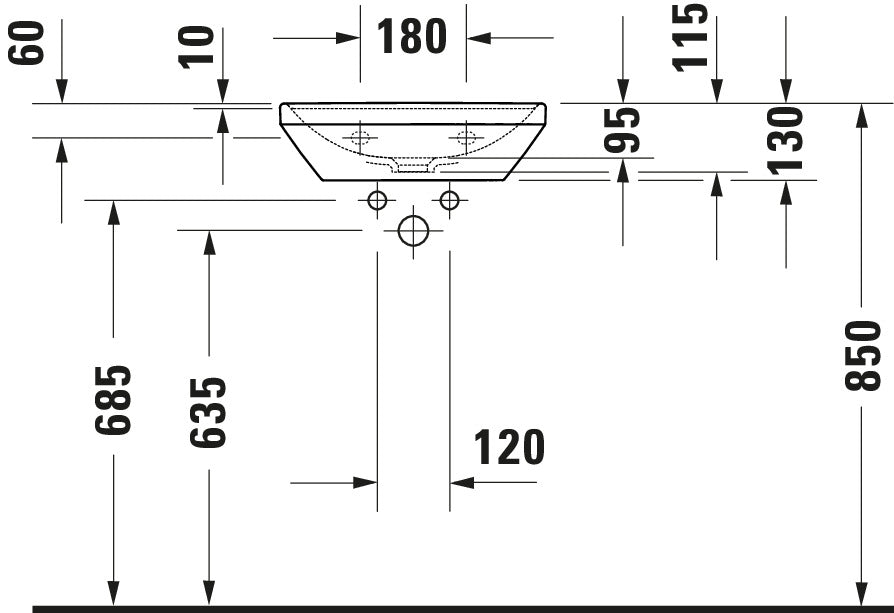 Duravit D-Neo Hand basin