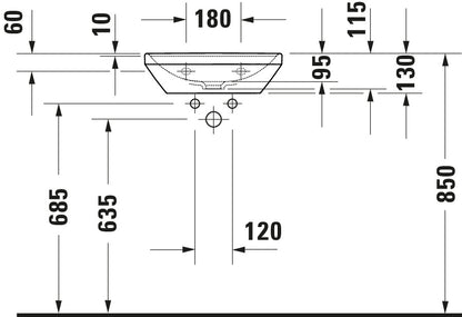 Duravit D-Neo Hand basin