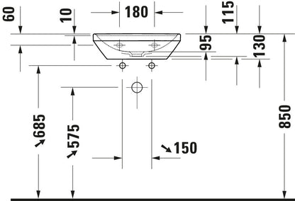 Duravit D-Neo Hand basin