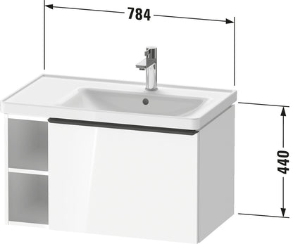 Duravit D-Neo Vanity unit wall-mounted