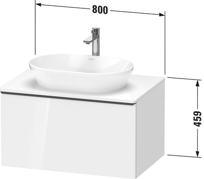 Duravit D-Neo Console vanity unit wall-mounted