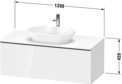 Duravit D-Neo Console vanity unit wall-mounted