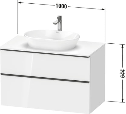 Duravit D-Neo Console vanity unit wall-mounted