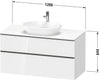 Duravit D-Neo Console vanity unit wall-mounted