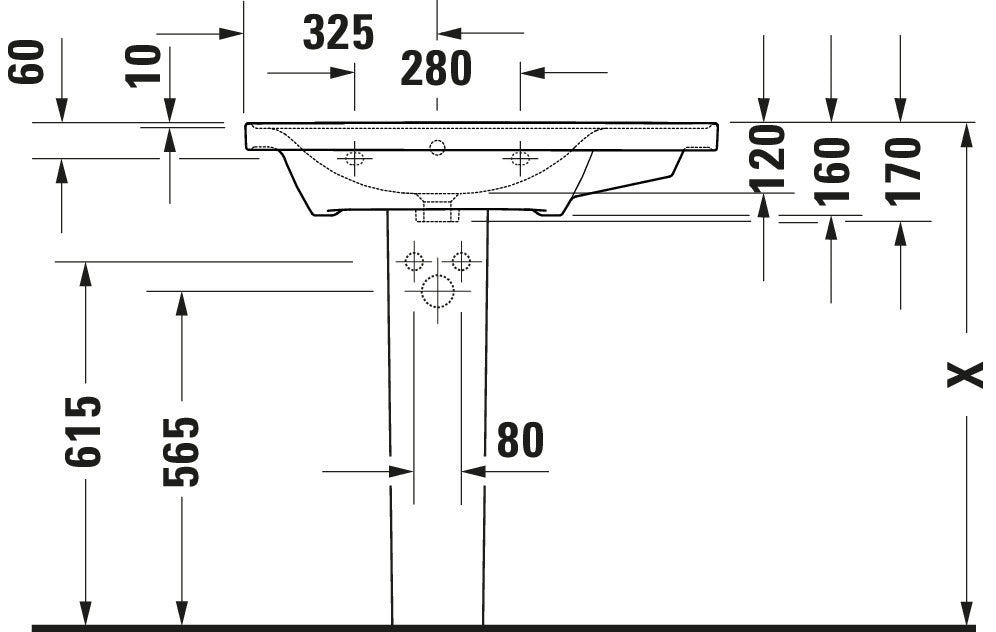 Duravit D-Neo Washbasin