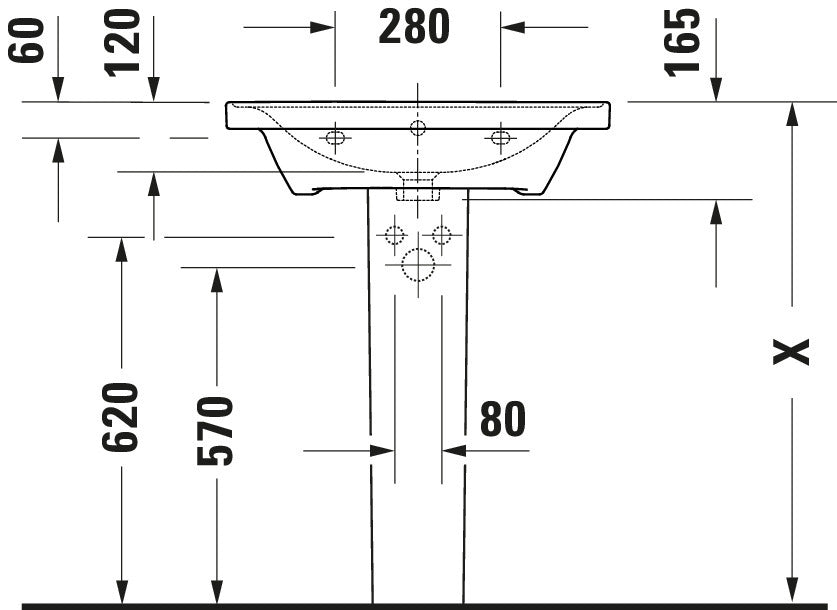 Duravit D-Neo Washbasin
