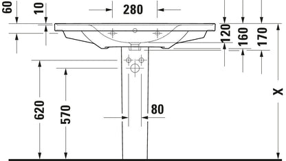 Duravit D-Neo Washbasin