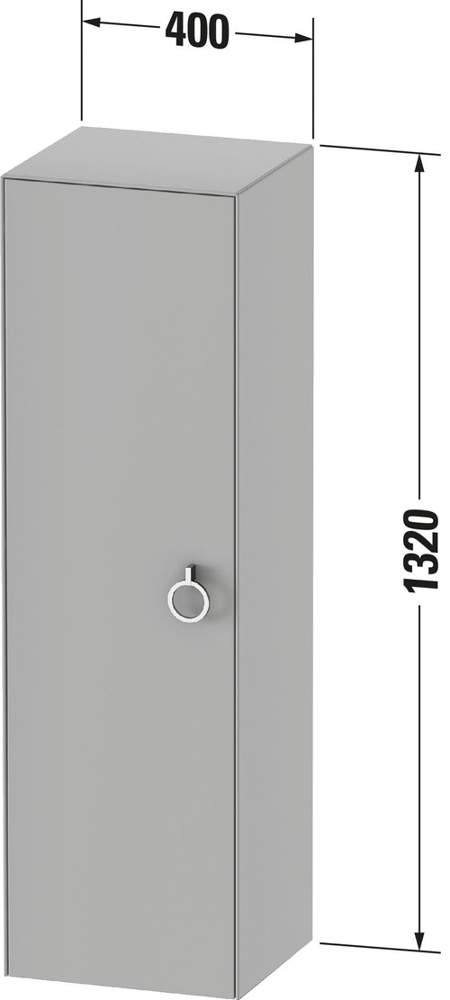 Duravit White Tulip Semi-tall cabinet
