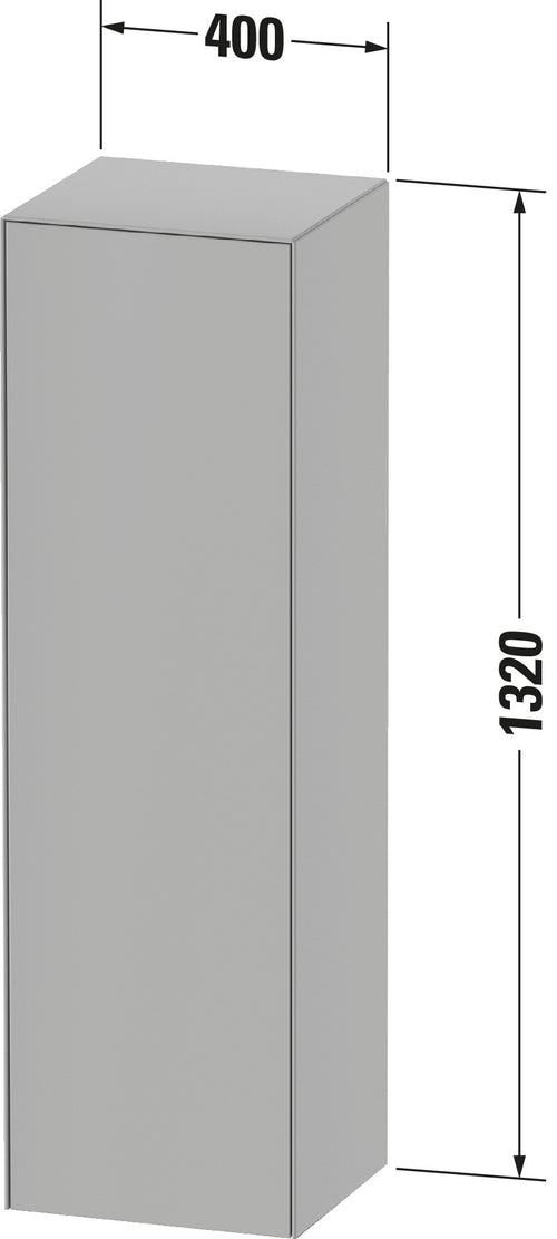 Duravit White Tulip Semi-tall cabinet