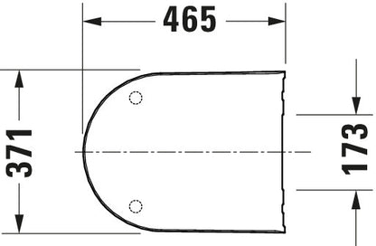 Duravit White Tulip Toilet seat