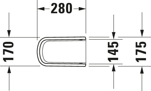 Duravit Duravit No.1 Siphon cover
