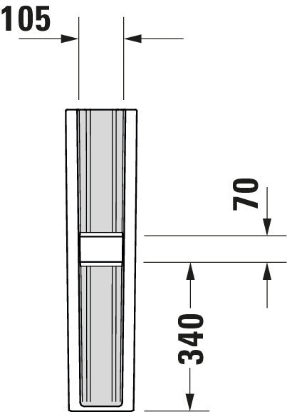 Duravit Duravit No.1 Pedestal