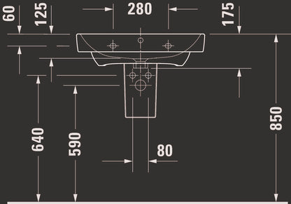 Duravit Duravit No.1 Washbasin