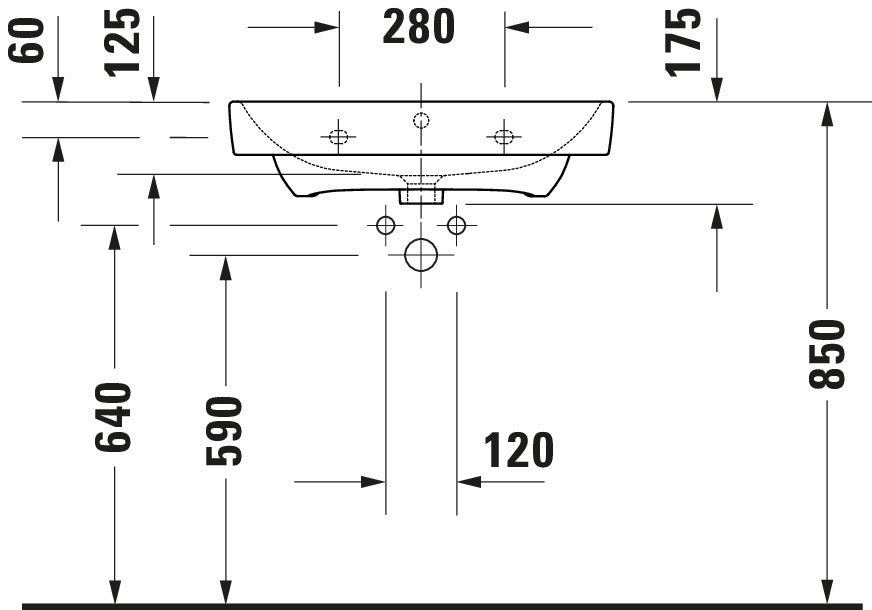 Duravit Duravit No.1 Washbasin