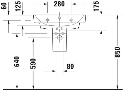 Duravit Duravit No.1 Washbasin