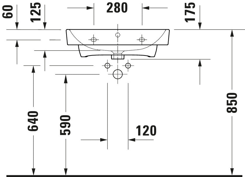 Duravit Duravit No.1 Washbasin