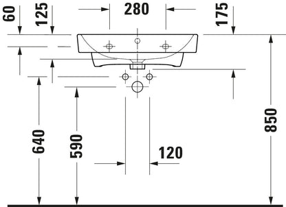 Duravit Duravit No.1 Washbasin