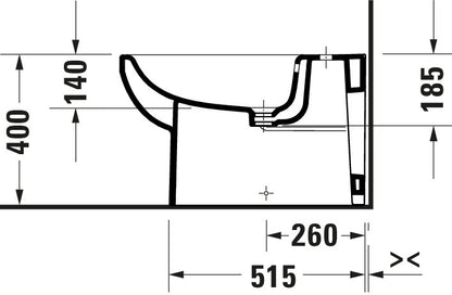 Duravit Duravit No.1 Floorstanding bidet