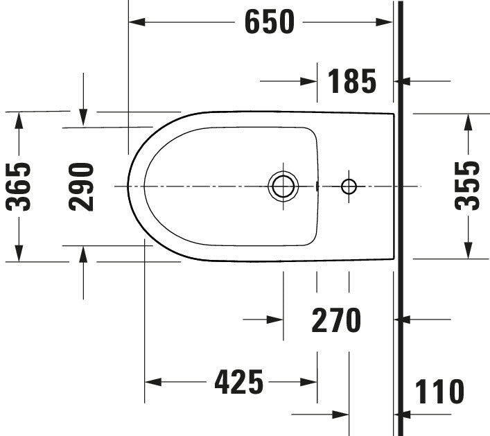 Duravit Duravit No.1 Floorstanding bidet