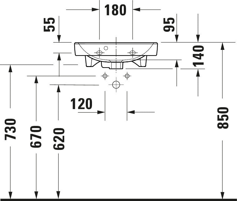 Duravit Duravit No.1 Hand basin