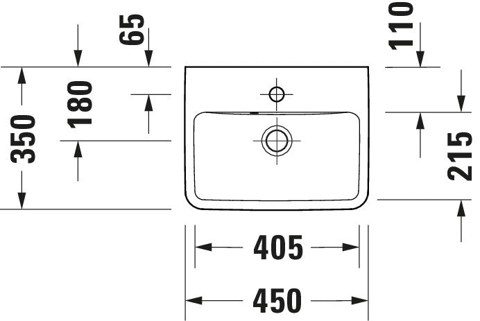 Duravit Duravit No.1 Hand basin