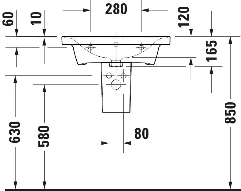 Duravit D-Neo Washbasin