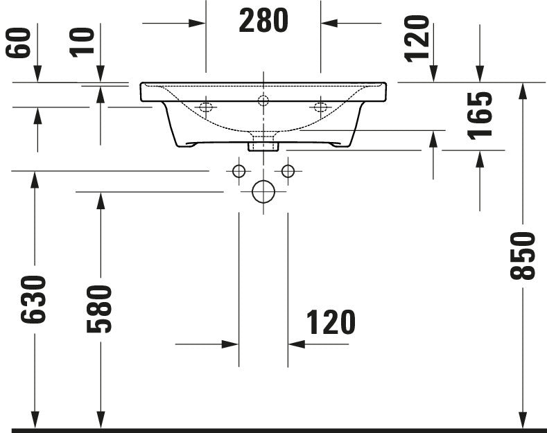 Duravit D-Neo Washbasin