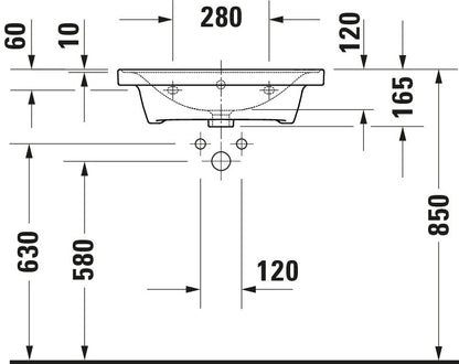 Duravit D-Neo Washbasin