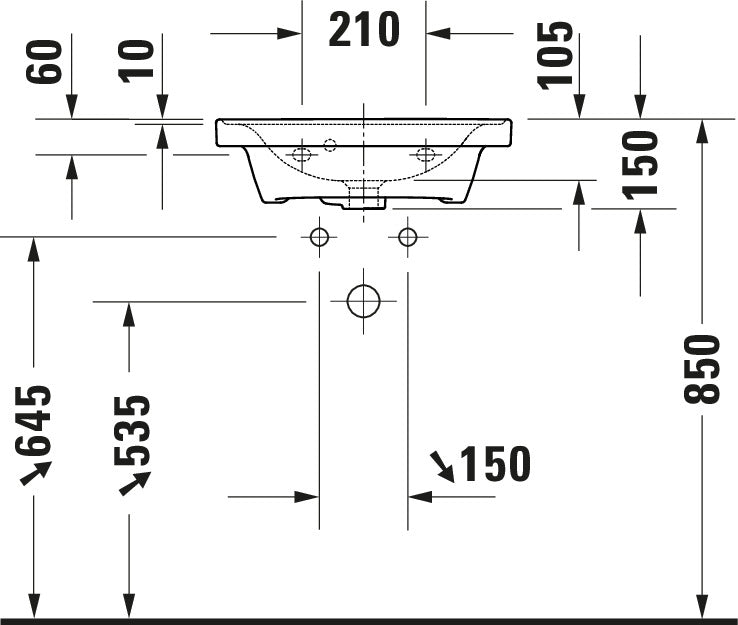 Duravit D-Neo Hand basin