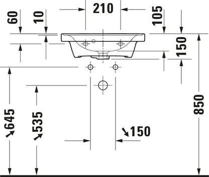 Duravit D-Neo Hand basin
