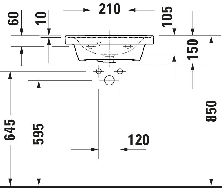 Duravit D-Neo Hand basin