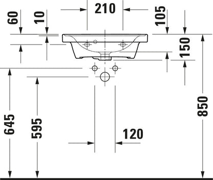 Duravit D-Neo Hand basin